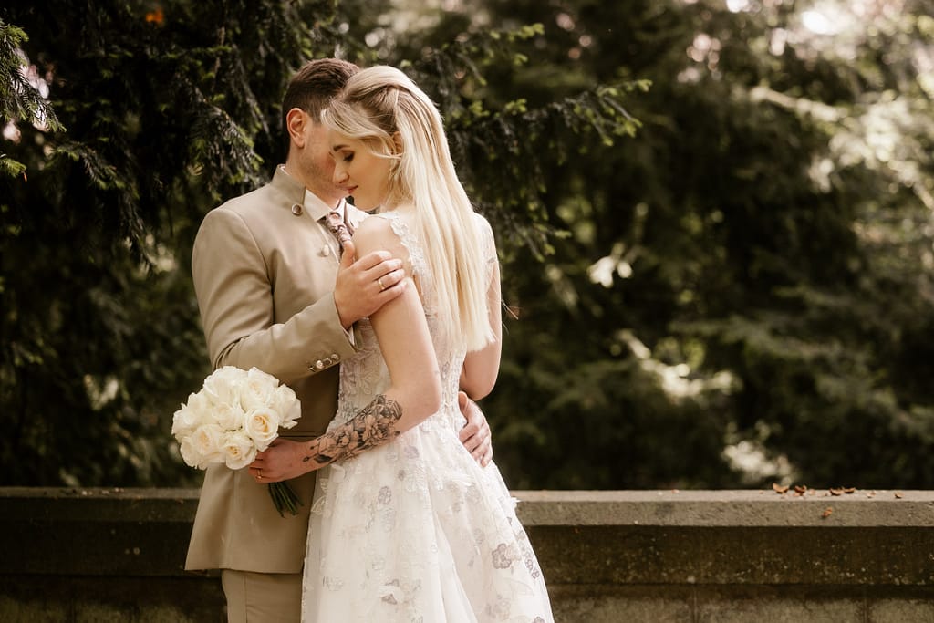 Hochzeitsshooting im Park