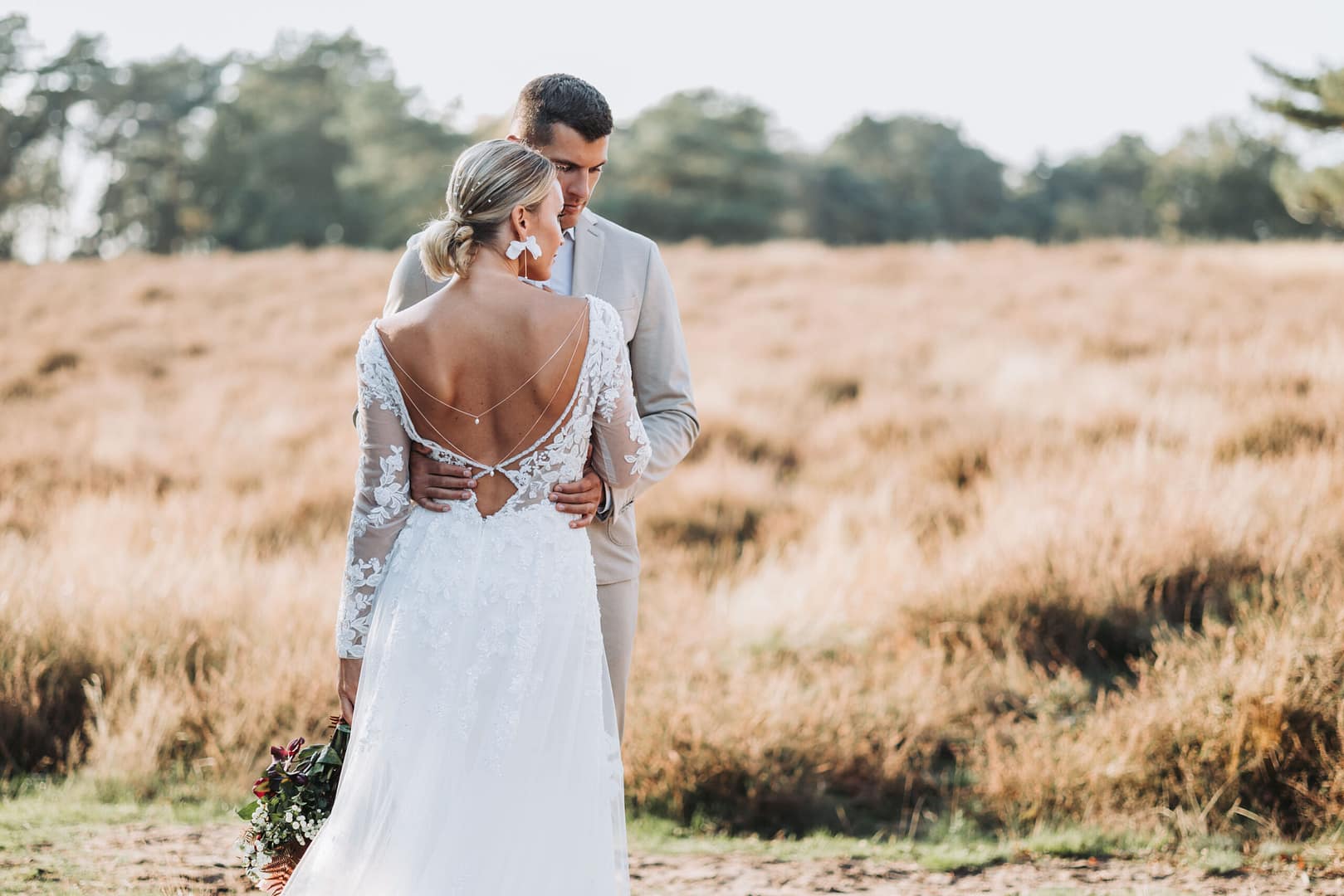 Hochzeitsshooting im Park in Melle