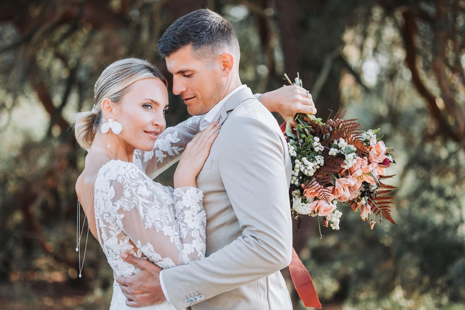 Hochzeitsshooting im Park in Melle