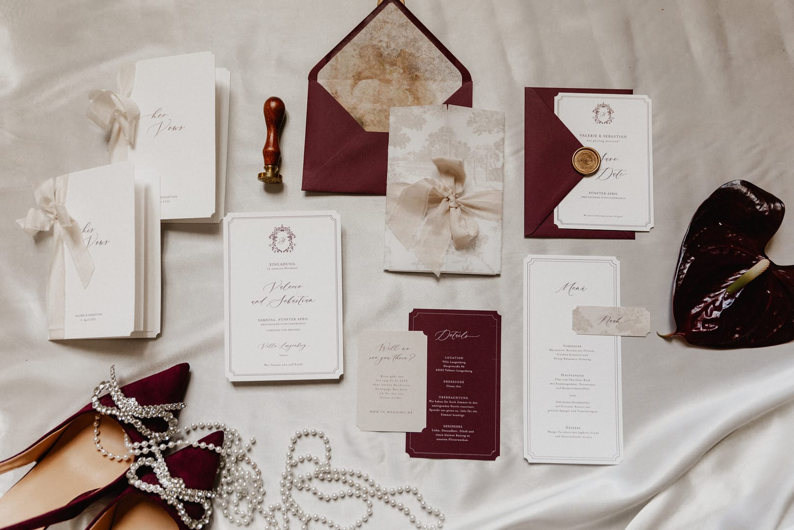 Elegante Papeterie für die perfekte Einladung