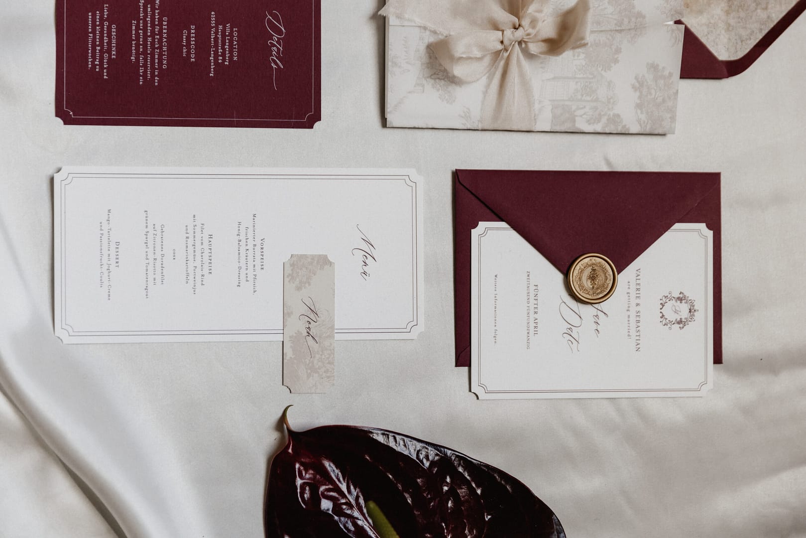 Elegante Papeterie für die perfekte Einladung