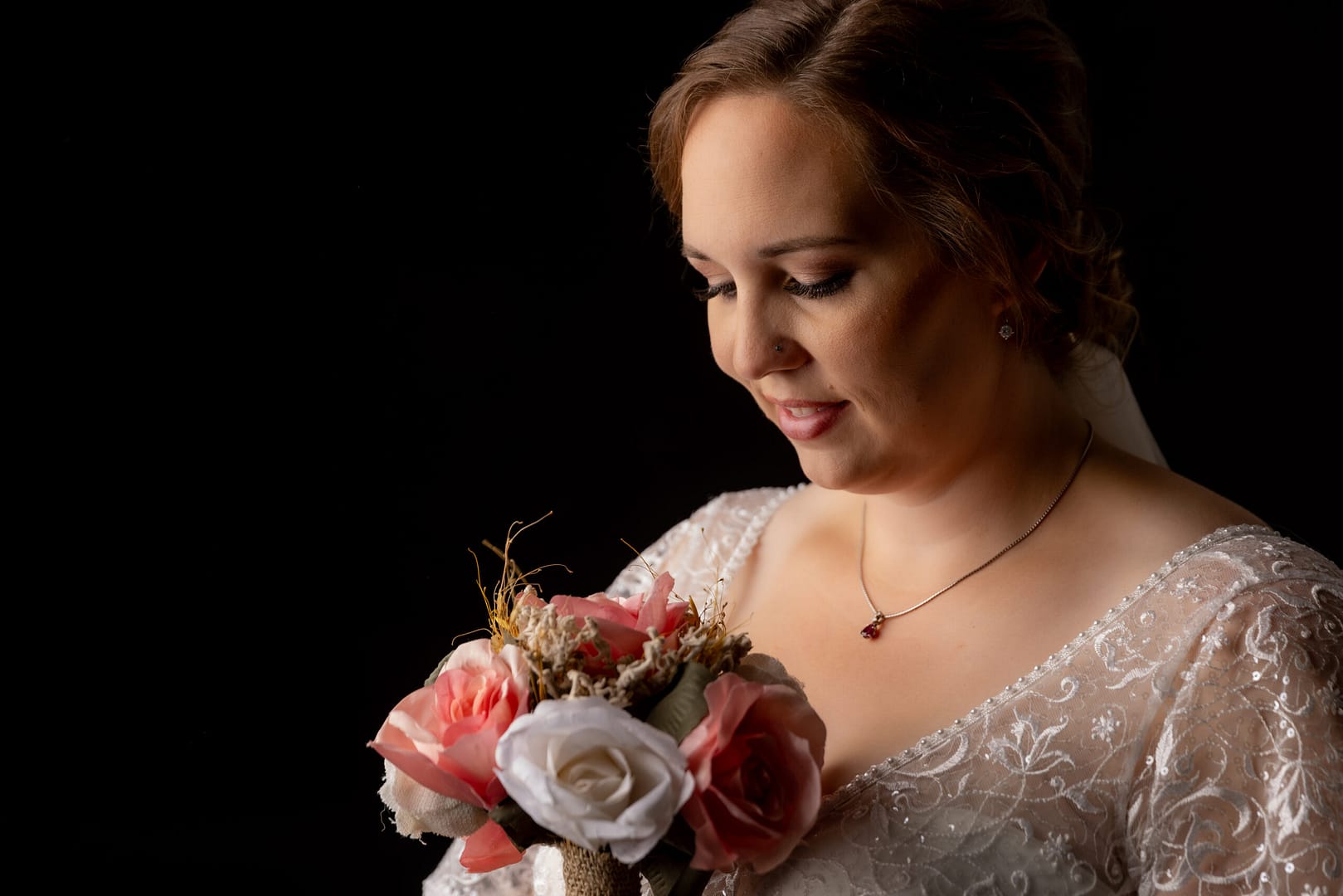 Braut bei mir im Fotostudio Bielefeld