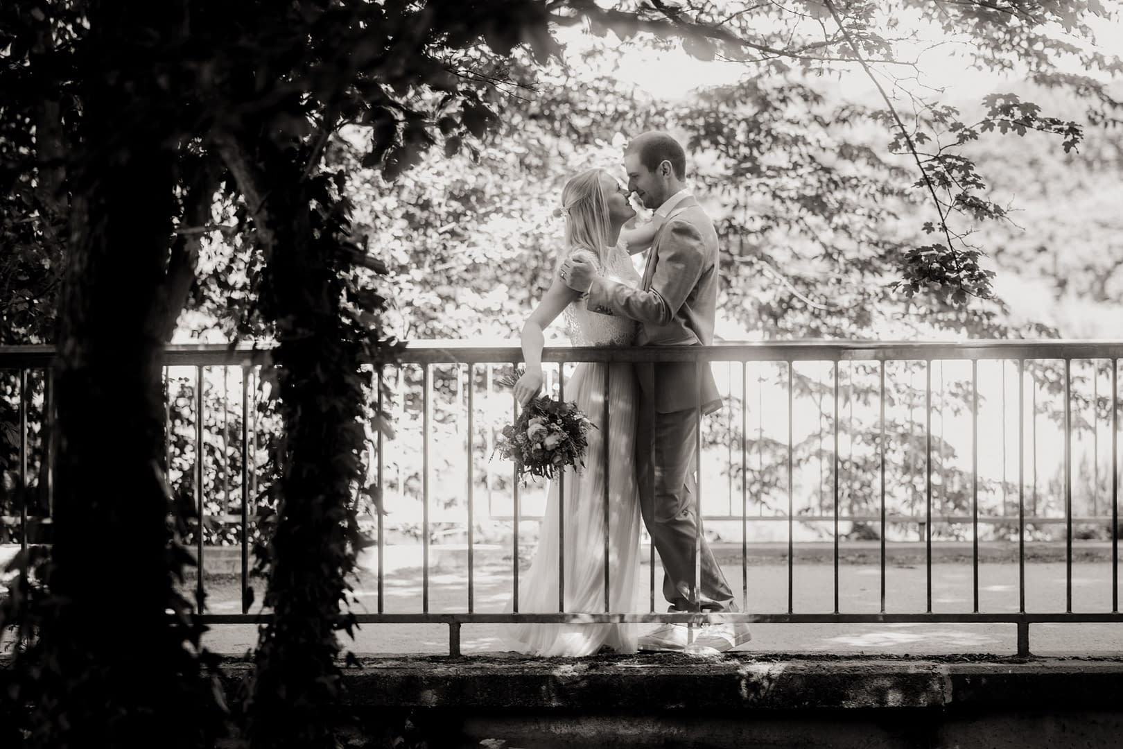 Hochzeitsshooting in Bad Lippspringe im Park