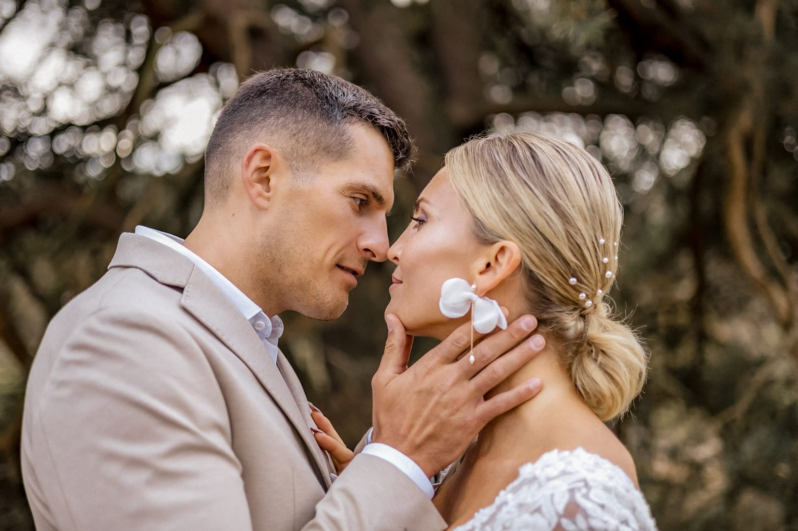 Hochzeitsshooting im Park