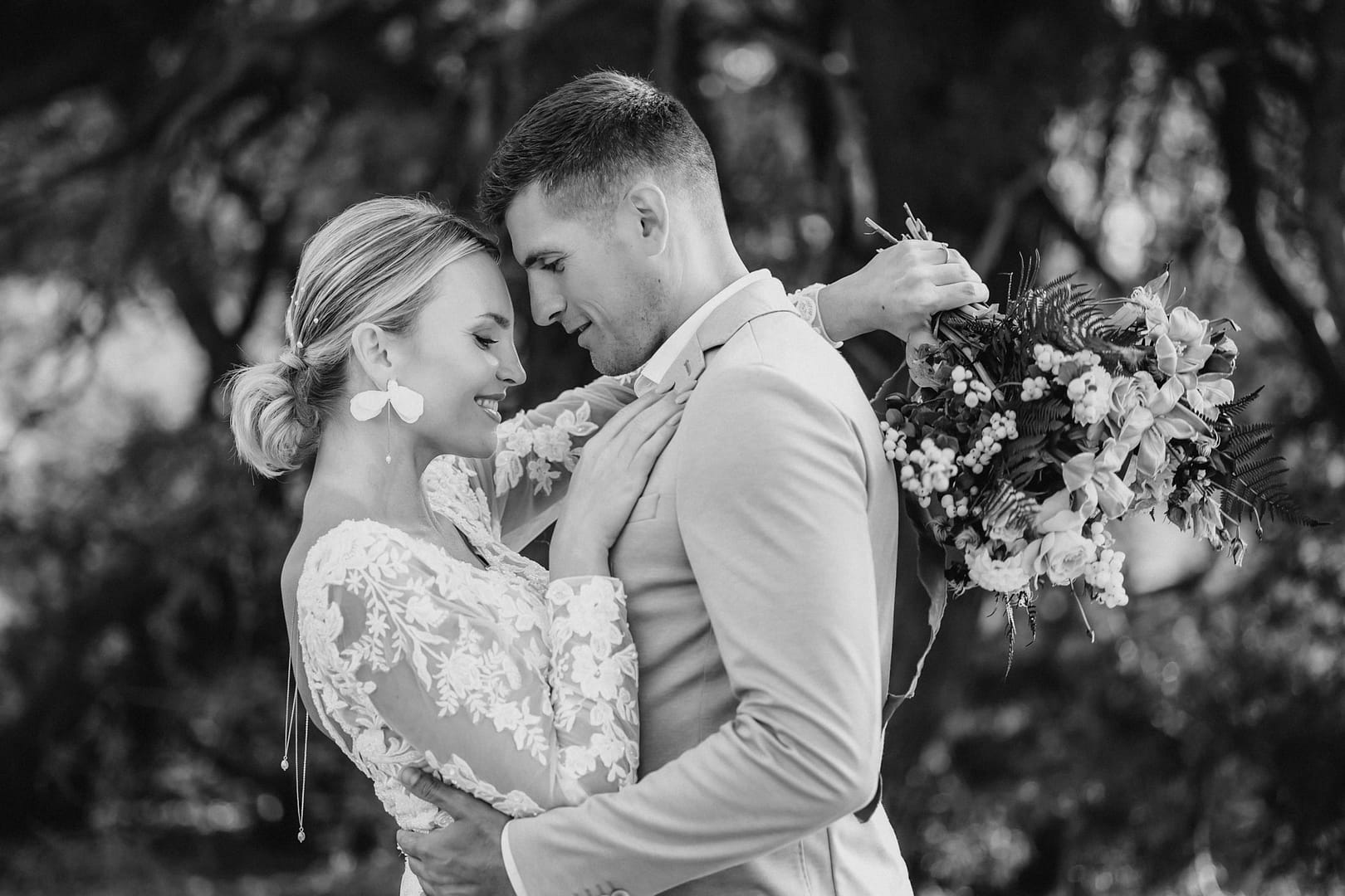 Hochzeitsfotografie im Park