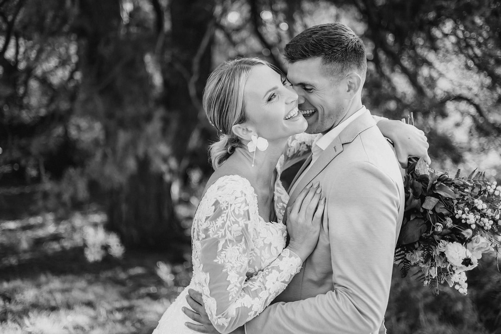 Hochzeitsfotografie im Park