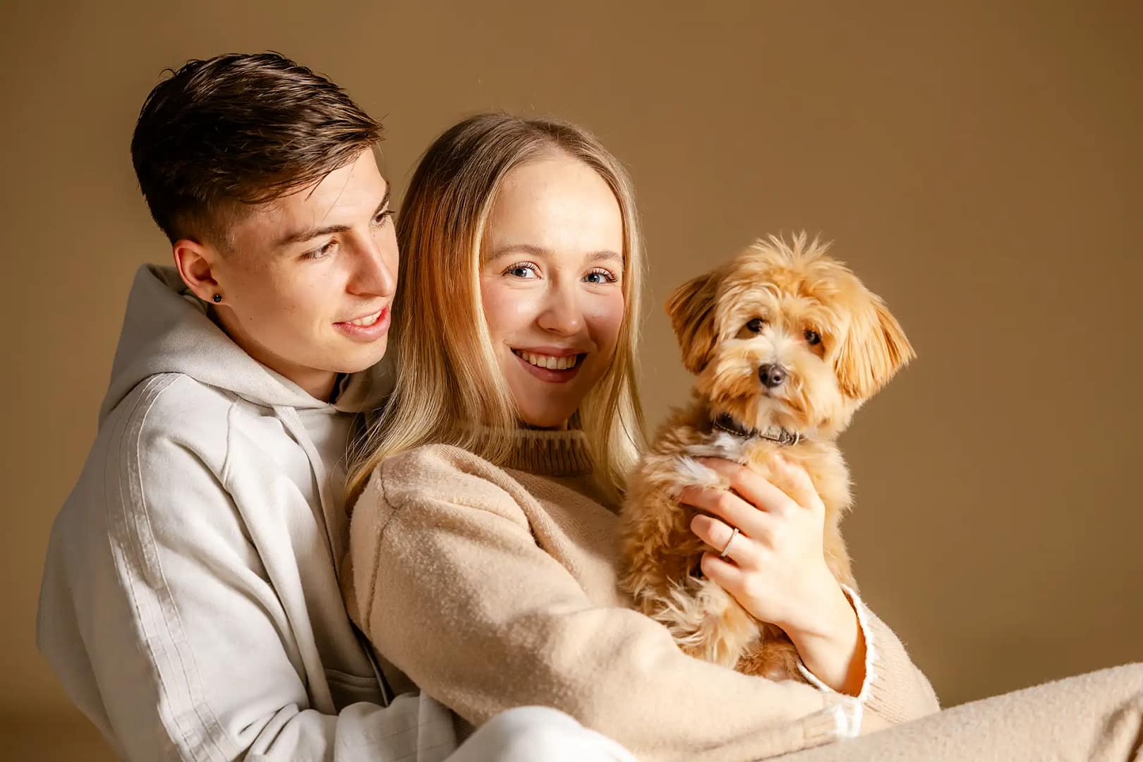 Portrait von ein Paar im Fotostudio Bielefeld