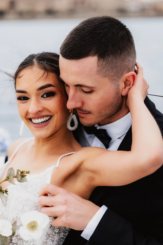 Hochzeitsfotograf Bielefeld Romantische Hochzeitsfotos auf einem Bootsausflug