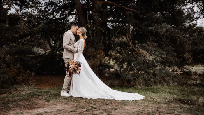 Hochzeitsshooting im Park